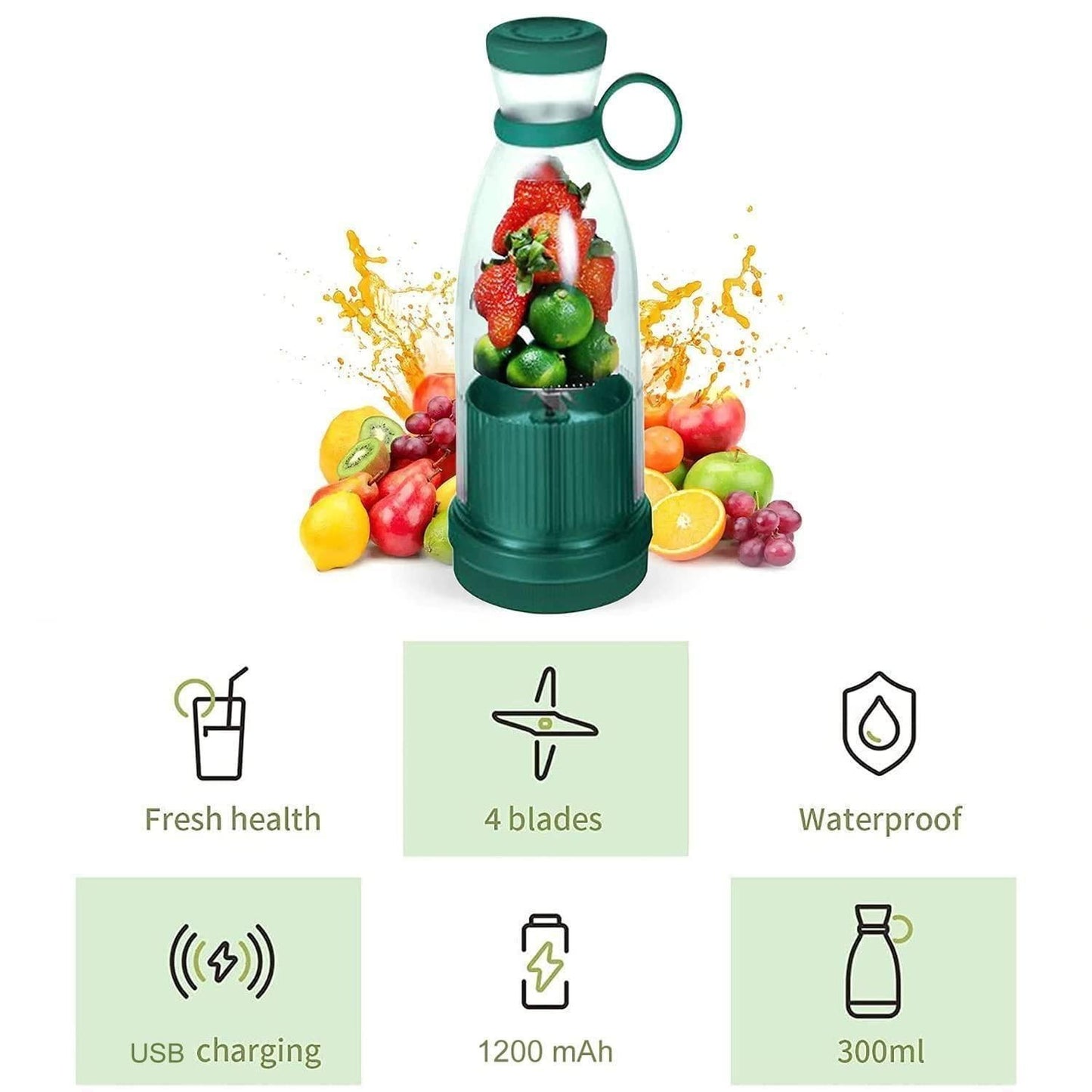 Mini Juicer Bottle™ | Electric and Portable