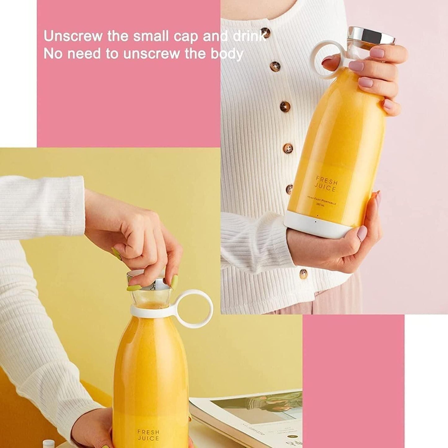 Mini Juicer Bottle™ | Electric and Portable